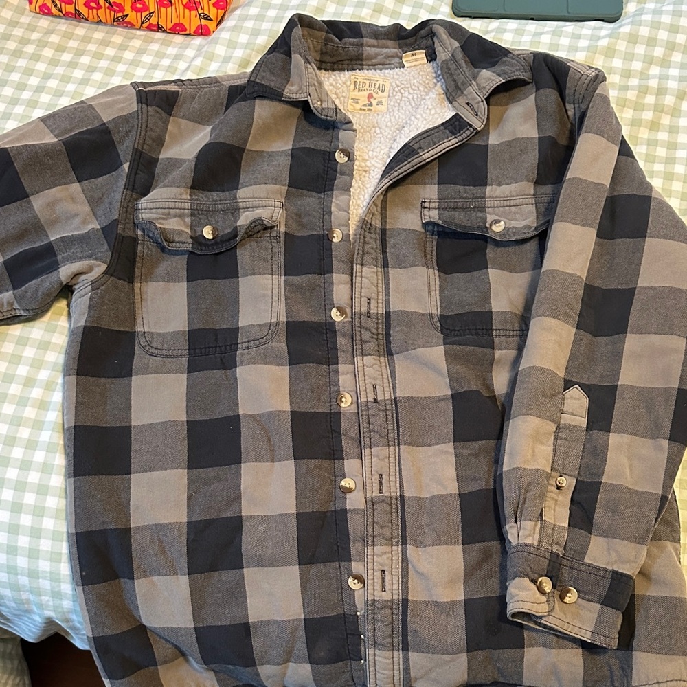 Buffalo David Bitton Checkered Sherpa Jacket